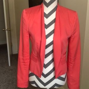 Bebe peach fully lined jacket